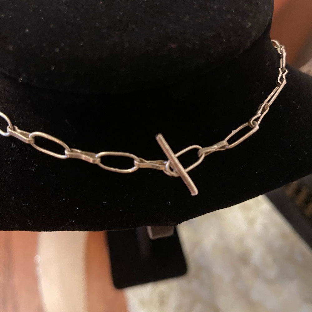 Silver Necklace With Multiple Natural Stones 20” - image 7